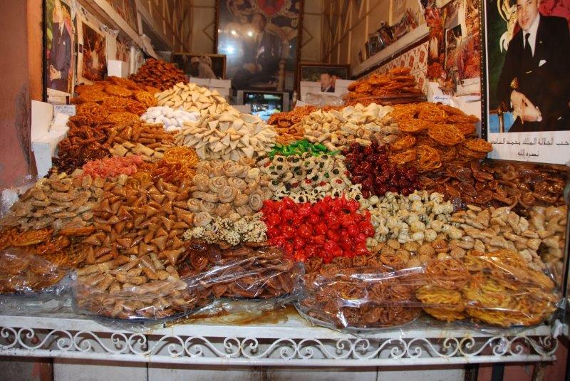 שוק אוכל במרוקו