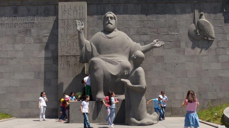 פסל שצולם בארמניה