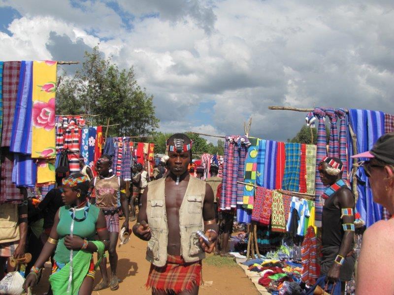 שוק מקומי באתיופיה