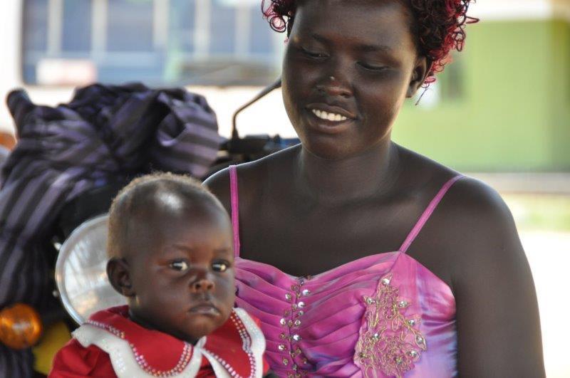 אמא ותינוק אוגנדים