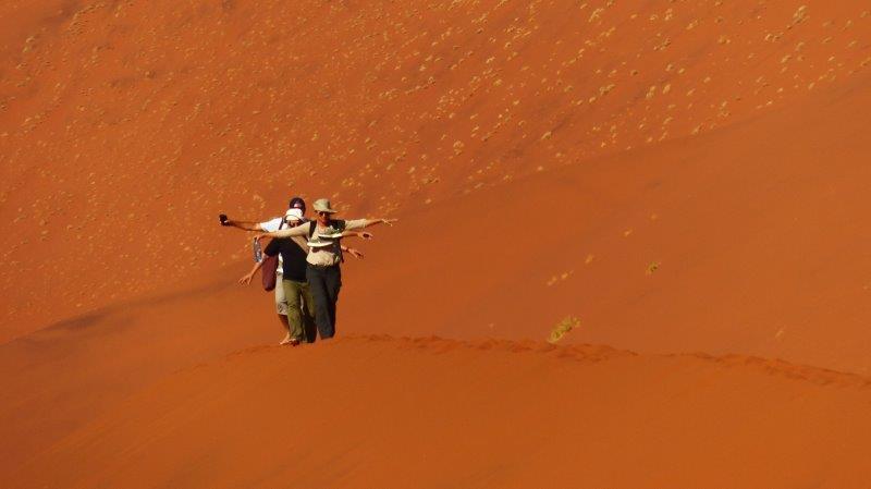 טיול במדבר של נמיביה